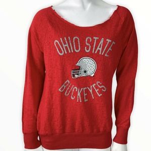 Ohio State Buckeyes Women Sweatshirt Relaxed Fit